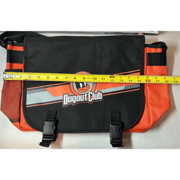 Baltimore Orioles Junior Orioles Dugout Club Messenger Bag Team Giveaway 18”x11” - Picture 7 of 8